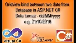 Gridview bind between two date from Database in ASP.NET C# Date format-dd/MM/yyyy  