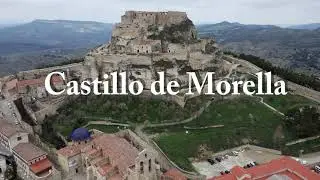 El Castillo de Morella, Beautiful Cinematic Drone Footage of Castle in Spain 4K