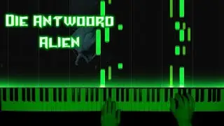 Die Antwoord - Alien - piano cover | tutorial | how to play