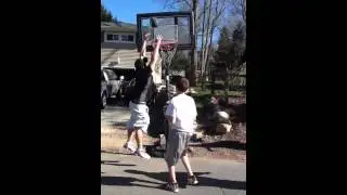 Triple off the backboard windmill