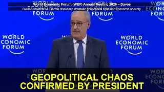 Swiss President Addresses Geopolitical and Economic Instability (In French)