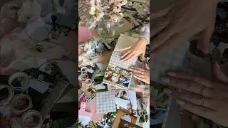 scrapbooking my wedding! the album is from my shop &lsquo;Lalanya Made&rsquo; 💘 #diywedding #weddingscrapbook