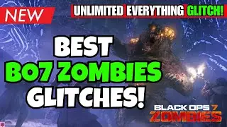 BEST WORKING BO7 ZOMBIES GLITCHES! EASY XP, UNLIMITED GOBBLEGUMS & GODMODE GLITCH! BLACK OPS 7 BETA