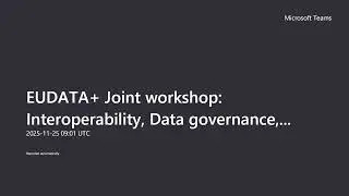 Interoperability, Data governance, Data spaces maturity assessment, and path to Standardization