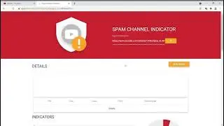 how to check YouTube Channel Spam Indicator