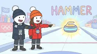 🥌 Curling in 105 seconds with Alex & Mia! &ldquo;Chess on ice&rdquo;&hellip; but with rocks. #Curling #WinterOlympics