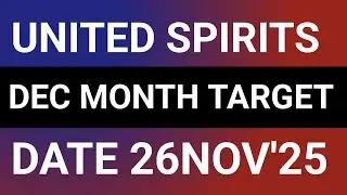 UNITED SPIRITS STOCK LATEST NEWS 26NOV'25/UNITED SPIRITS SHARE LATEST NEWS WITH TARGET ANALYSIS 