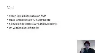 Kemia: Vesi