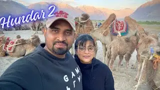 Hunder এ Camel Safari দেখলাম. .