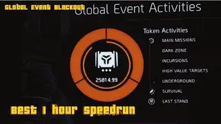GE Blackout-2025 1 hour speedrun
