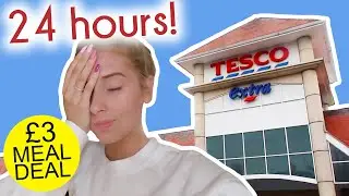 I only ate TESCO MEAL DEALS for 24 HOURS!!