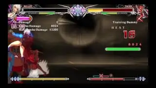 BBCF Bullet 10000 dmg punish