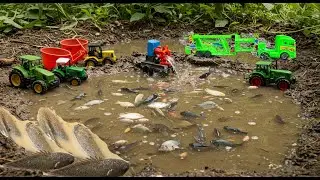 The Creative Tractor & Water Pump Fishing &ndash; Fun & Genius Hack!