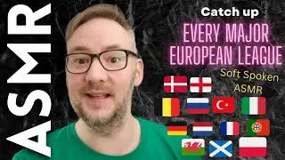 League Standings across Europe [ASMR Football Soccer]