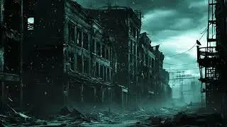Ghost City | Dark Ambient Post Apocalyptic Music, Deep Sound, ASMR, Relaxation