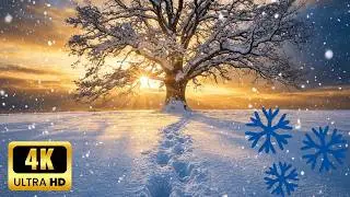 Peaceful Winter Music ❄️ 2.5 Hours of Uninterrupted Snowfall & Calm Piano (Relaxing Mind and Focus)