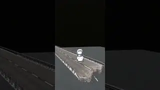 橋での駐車の不可能チャレンジ #shorts