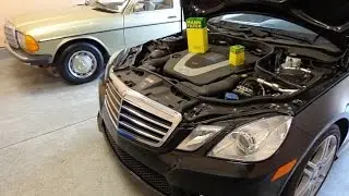 Замена масла своими руками на Mercedes Benz E350 W212 и сброс сервисного обслуживания масла