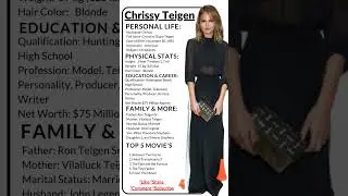 Chrissy Teigen&nbsp;Biography 2023