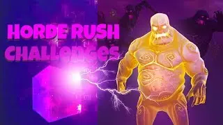 ALL HORDE RUSH LTM CHALLENGES! w/ Obtainable Rewards! Fortnite: Battle Royale