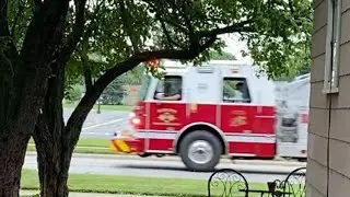 Auburn fire department quint 24 responding to call