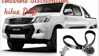 changer courroie distribution moteur Toyota Hilux 2.5 D4D