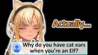 Shiranui Flare Tells The Truth About Her Cat Ears