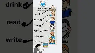 SIGHT WORDS Match words to pictures #english #inglesencasa #ingles
