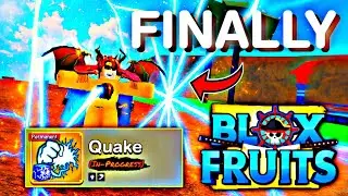 POSSIBLE Quake Rework? Control Rework + Release Date in Blox Fruits