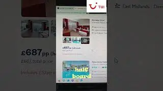 TUI BARGAIN #budgettravel #tui #bookinghotel #cheaphotel #eastmidlandsairport