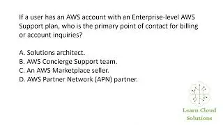 AWS Cloud Practitioner Exam Question - Primary Point of Contact for Billing