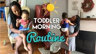TODDLER MORNING ROUTINE | MOM OF 4 | Sarah Latouche
