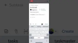 Adding tasks to Asana on Mobile