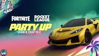 Fortnite x Rocket League - Party Up Summer Road Trip