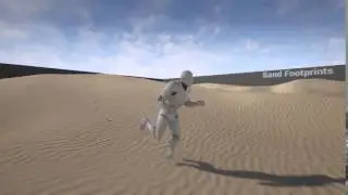 Sand Footprints in Unreal Engine 4