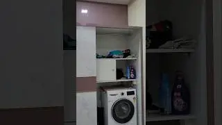 Wardrobe with Washing Machine in Bedroom #shorts  #short  #trending  #viralvideo  #viral