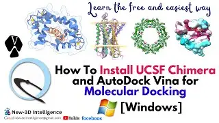 How to Install UCSF Chimera and AutoDock Vina for Molecular Docking [Windows]