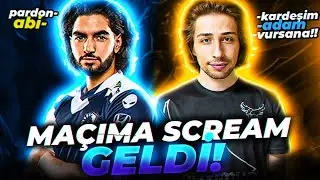 YOK ETTİK! VALORANT'IN EN İYİ AİMLERİNDEN SCREAM TAKIMIMA GELDİ | RADIANT DERECELİ