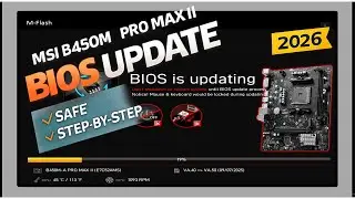 How to Update BIOS on MSI B450M-A PRO MAX II (2026) | Full M-Flash Tutorial