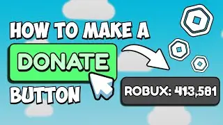 HOW TO MAKE A WORKING DONATE BUTTON - ROBLOX STUDIO