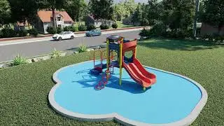 B-30004 Castle Themed Playground - Ages 2 to 5 - APCPLAY