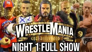 DCW WRESTLEMANIA NIGHT 1 FULL SHOW! (WWE Action Figurs Pic Fed Show)