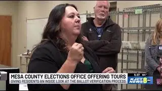 Bella Demosthenous gets a behind-the-scenes look at Mesa County's election technology
