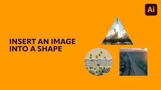 Insert an image into a shape in Adobe Illustrator
