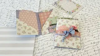 QUICK MAKE | EASY Pocket Size Ephemera Holder || TUTORIAL | No Measuring