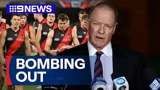 Essendon Bombers President has fallen on his sword | 9 News Australia