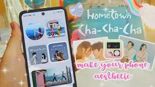 hometown cha cha cha theme | how to use COLOR WIDGET iOS widget |  netflix korean drama theme
