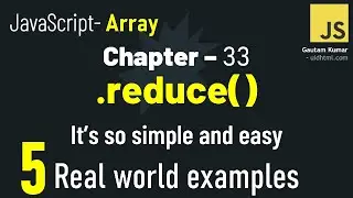 JavaScript - 33 | Stop Struggling with JavaScript reduce()! ULTIMATE 🧾 (You'll Wish You Knew Sooner)