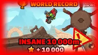 🔥FIRST EVER 10 000m ON CANYON ARENA WITH SUPERBIKE &ndash; Hill Climb Racing 2😱