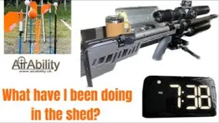 62. RTI PRIEST - WIND FLAGS - BENCHREST TIMER AND STOCK WEIGHTS. WHAT I GET UP TO IN THE SHED!!!